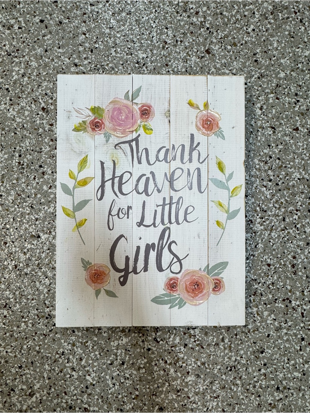“Thank Heaven for Little Girls” Floral Wall Art